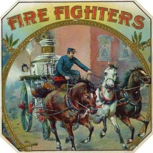 Fireman_with_Horse-Drawn_Engine