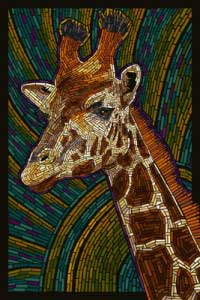 Giraffe – Paper Mosaic